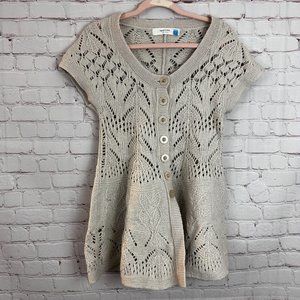 Sparrow Anthropologie Oatmeal Cardigan Womens Size L